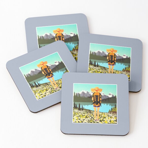 Item preview, Hiking Mountain Lake Mountains Climbing Flowers Nature Vanlife Outdoor designed and sold by Zenzeo.