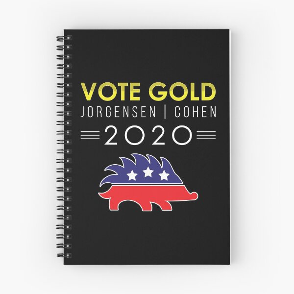 Artikelvorschau, Abstimmung Gold Libertarian Porcupine Jorgensen Cohen 2020 Druck entworfen und verkauft von jakehughes2015.