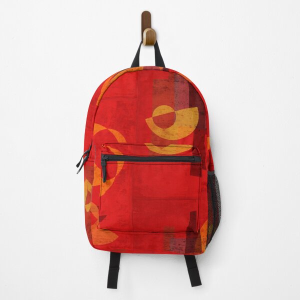 Item preview, Red and yellow abstract shapes designed and sold by tjf-artworks.