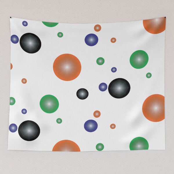 Item preview, Spooky Bubble Pattern on White designed and sold by MoodyCarp.