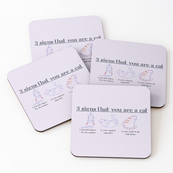 Item preview, 3 Signs that you are a cat  designed and sold by natal51.