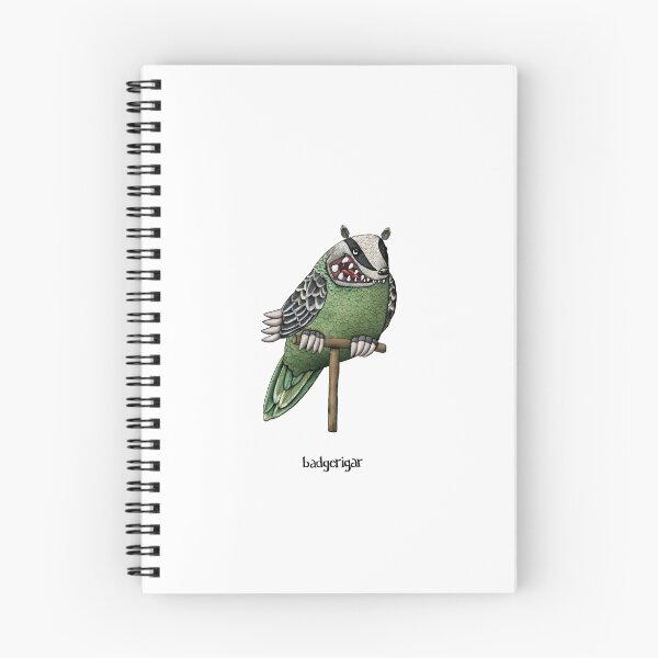 Item preview, Badgerigar on Stand Illustration designed and sold by mikelevett.