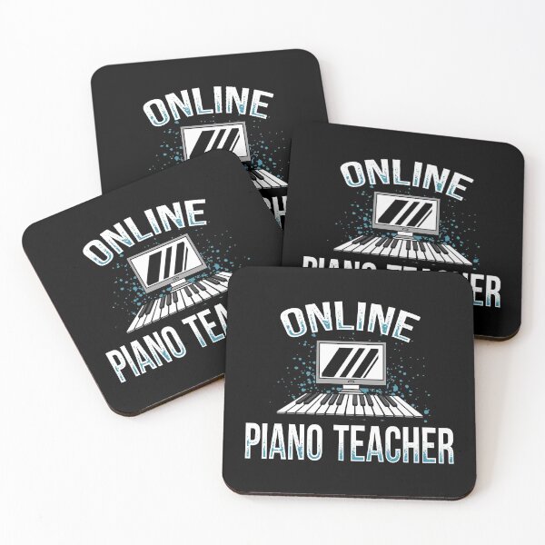 Item preview, Virtual Learning Online Piano Teacher designed and sold by Gold Wings Tees.
