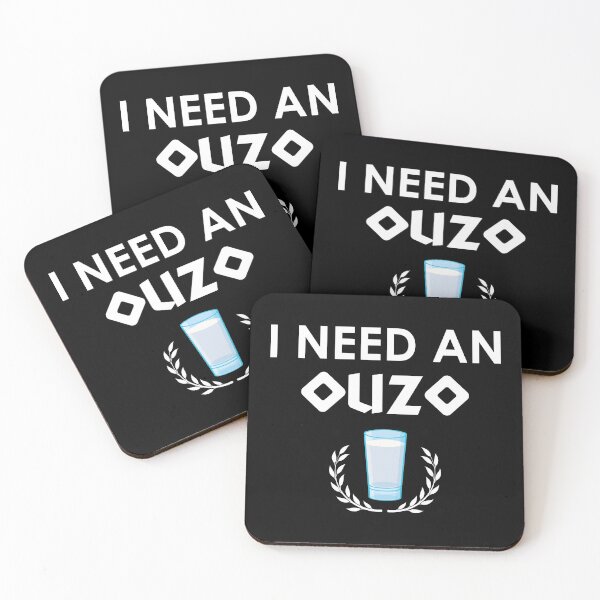 Item preview, Greek Pride I Need An Ouzo print designed and sold by jakehughes2015.