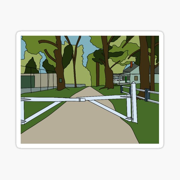 camp road (FDL) Sticker