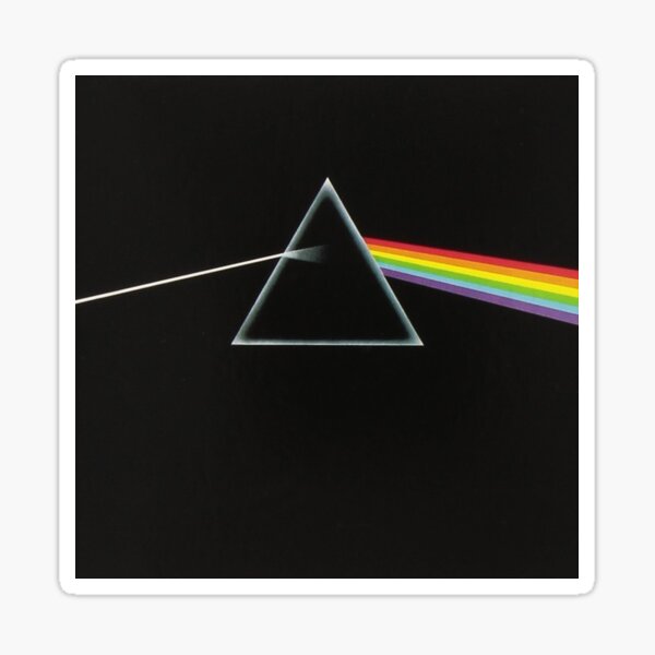 El lado oscuro de la luna - Pink Floyd Pegatina