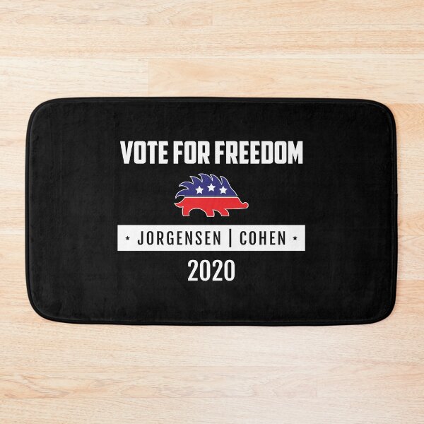 Item preview, Vote For Freedom Libertarian Porcupine Jorgensen Cohen 2020 graphic designed and sold by jakehughes2015.