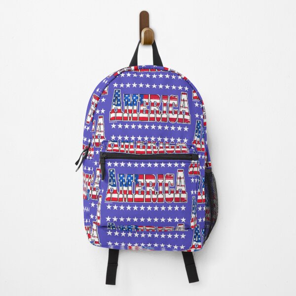 Item preview, America Letters Design Red White Blue Flag Font  designed and sold by K. Scott  Teeters.