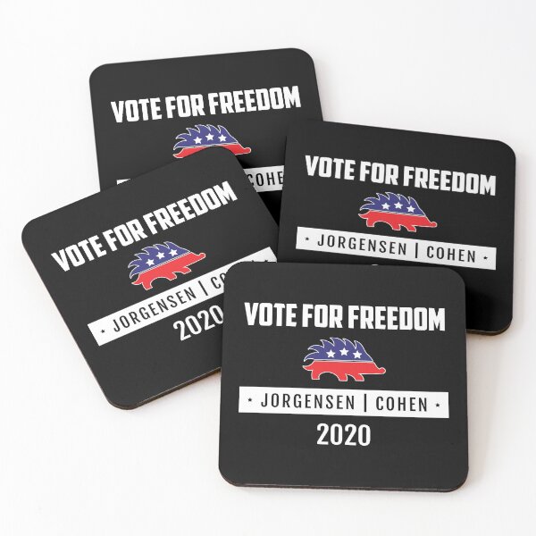 Item preview, Vote For Freedom Libertarian Porcupine Jorgensen Cohen 2020 graphic designed and sold by jakehughes2015.