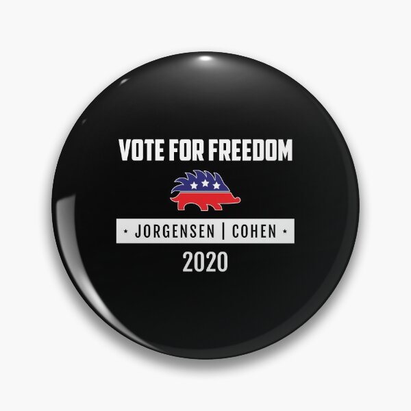 Item preview, Vote For Freedom Libertarian Porcupine Jorgensen Cohen 2020 graphic designed and sold by jakehughes2015.