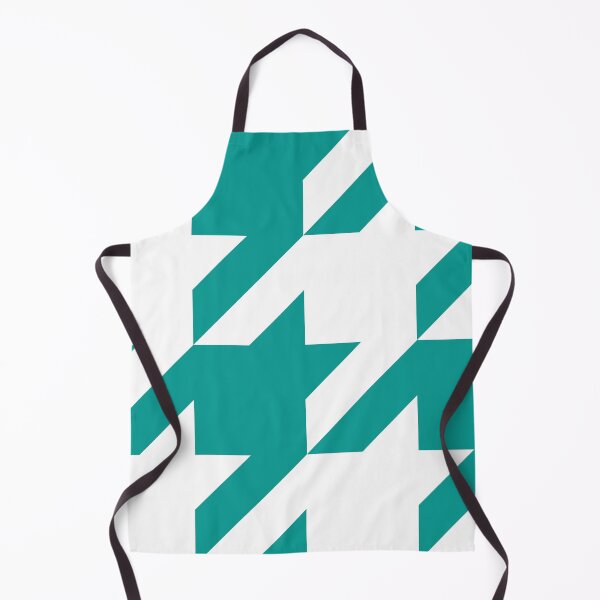 Item preview, Houndstooth Turquoise and White designed and sold by Moyanana.