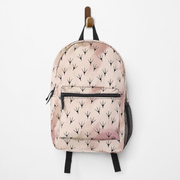 Item preview, Bird Prints Pattern Peach Cream designed and sold by RootSquare.