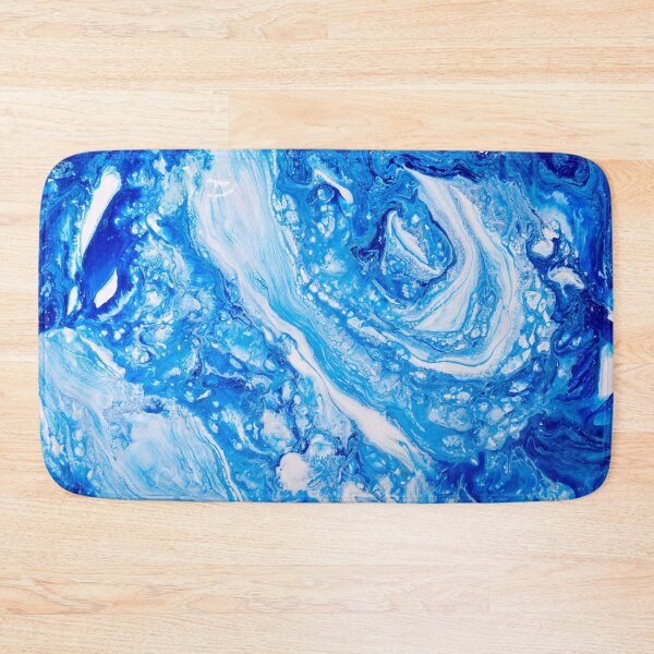 Item preview, Hydro Flask sticker - Aesthetic abstract ocean blue sea watercolor texture designed and sold by Vane22april.