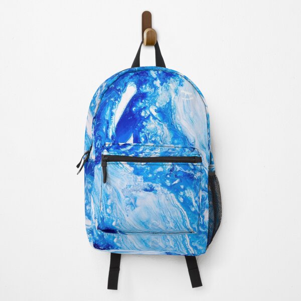 Item preview, Hydro Flask sticker - Aesthetic abstract ocean blue sea watercolor texture designed and sold by Vane22april.