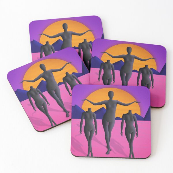 Item preview, Vaporwave Mannequins - Surreal Abstract Art designed and sold by Gentle-Doves.