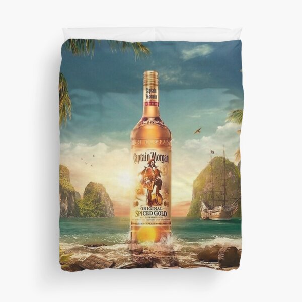 Captain morgan Duvet Cover