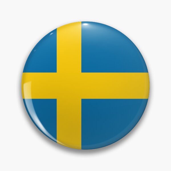 Item preview, Sweden Swedish flag flag designed and sold by GeogDesigns.