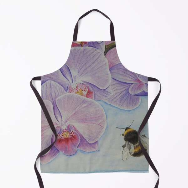 Item preview, Bee aproaching Phalaenopsis Orchid designed and sold by cathyscreations.