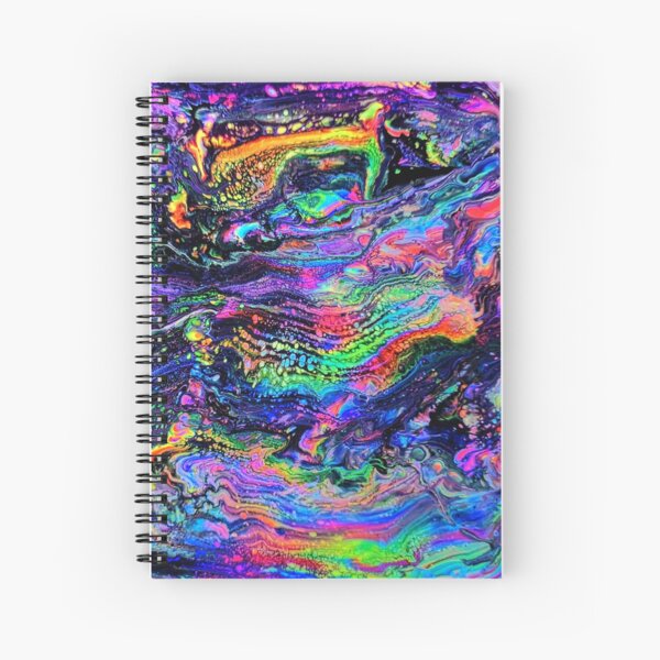 Galactic Drip Spiral Notebook