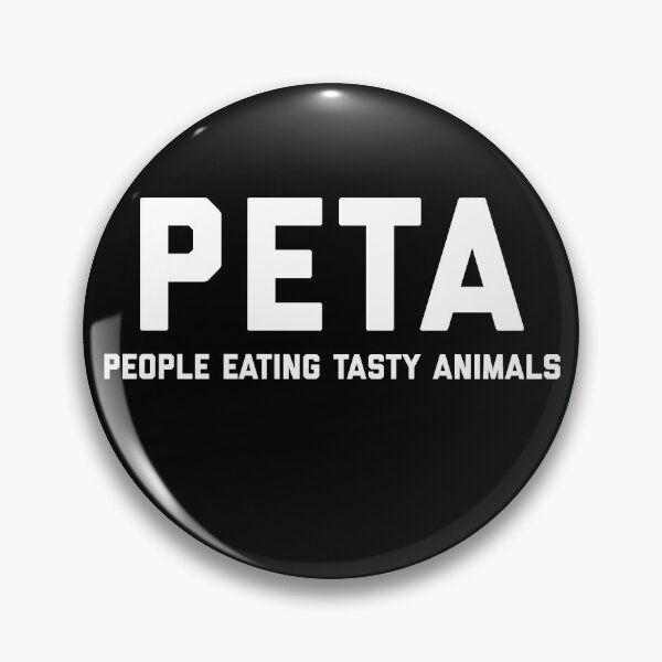 Item preview, PETA People Eating Tasty Animals designed and sold by Raw Creative Prints.