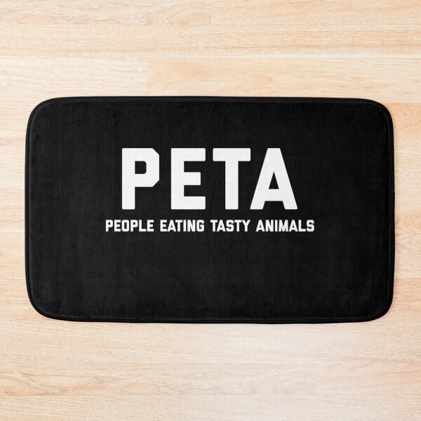 Item preview, PETA People Eating Tasty Animals designed and sold by Raw Creative Prints.