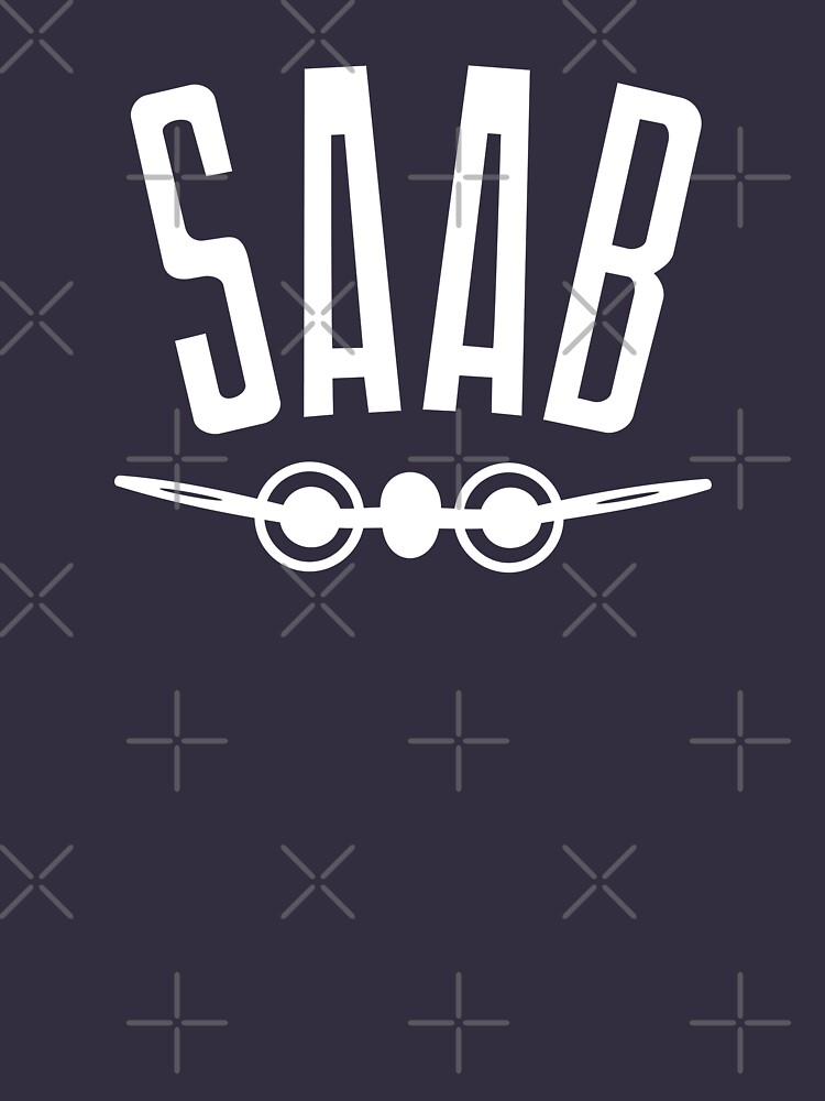 "SAAB 1949 Logo Retro Vintage Swedish Car Manufacturer