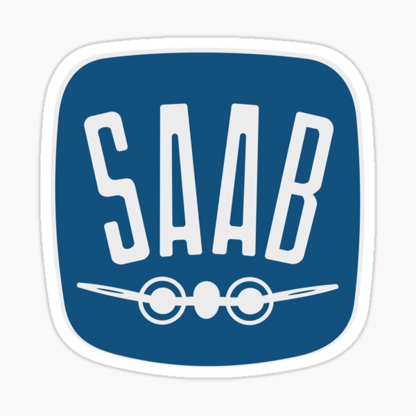 SAAB - 1949 Logo - Retro Vintage Swedish Car Manufacturer Sticker