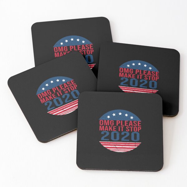 Item preview, OMG Please make it STOP 2020 President campaign USA Vintage Old Retro Distressed Style designed and sold by tinypurpleland.