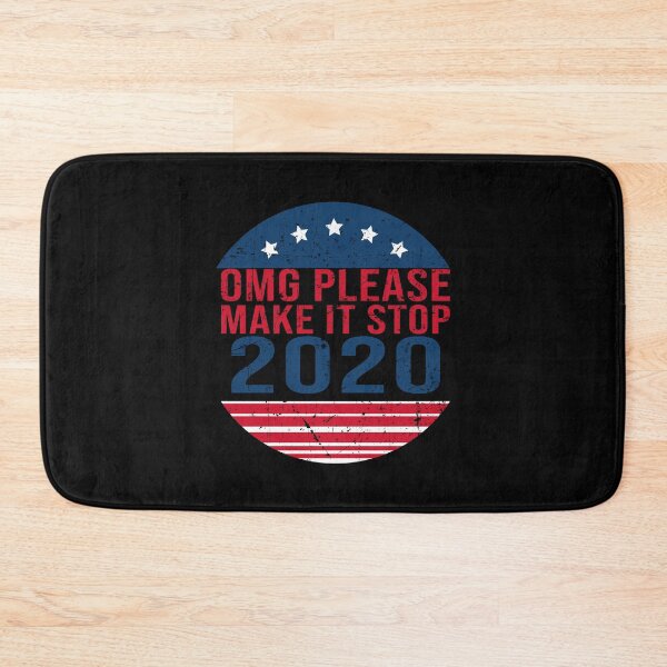 Item preview, OMG Please make it STOP 2020 President campaign USA Vintage Old Retro Distressed Style designed and sold by tinypurpleland.