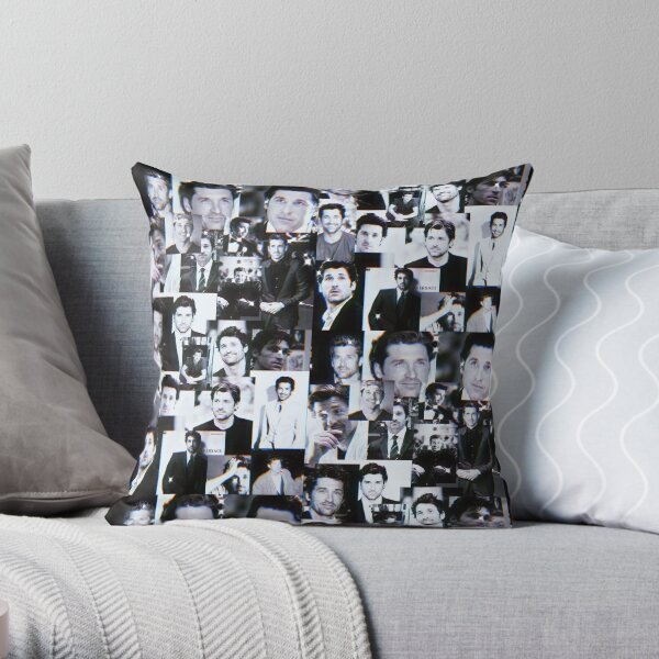 Patrick Dempsey Collage Dekokissen