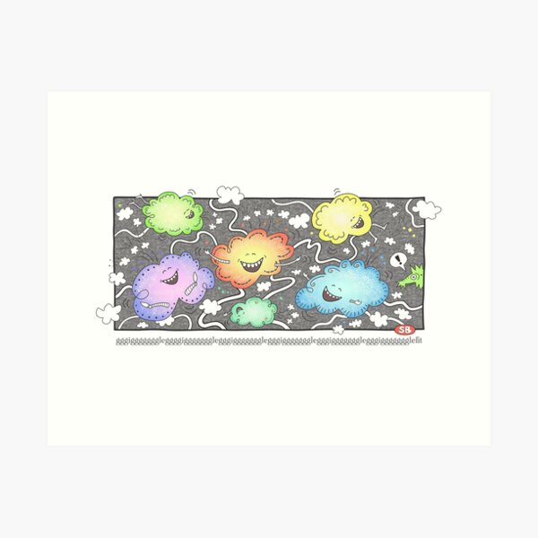 Gigglefit Art Print