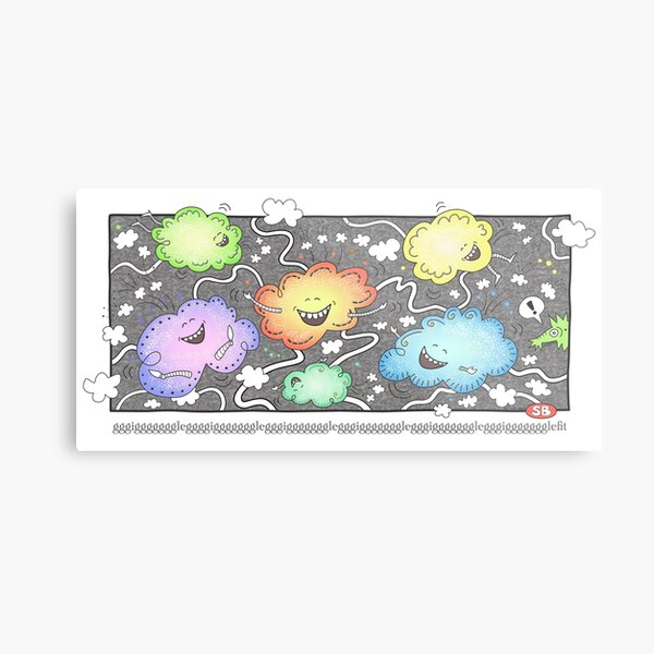 Gigglefit Metal Print