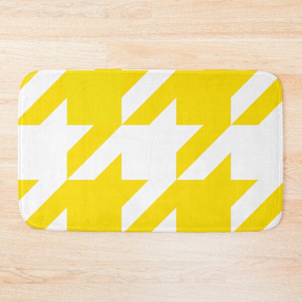Item preview, Houndstooth Yellow and White designed and sold by Moyanana.