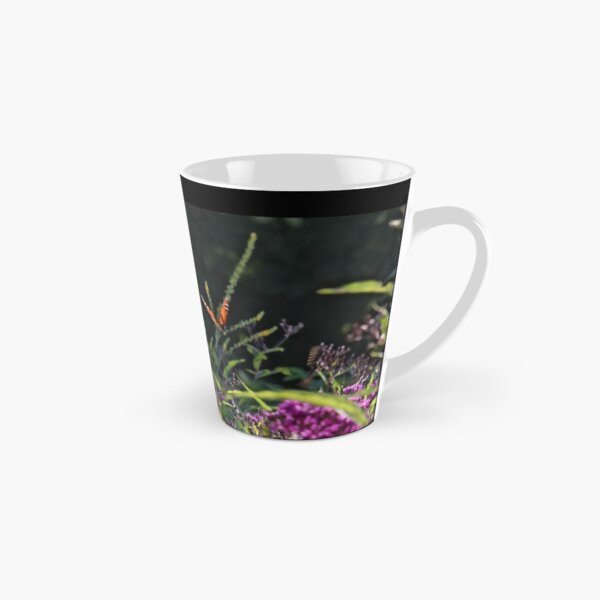 Monarch Butterfly and Tiger Swallowtail among the Ironweed Tall Mug