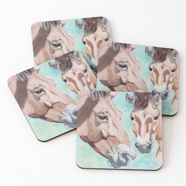 Item preview, Przewalskis Horse Watercolor Painting designed and sold by EquusArtisan.