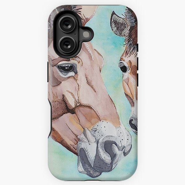 Aperçu de l'œuvre Peinture aquarelle cheval Przewalskis créée et vendue par EquusArtisan.