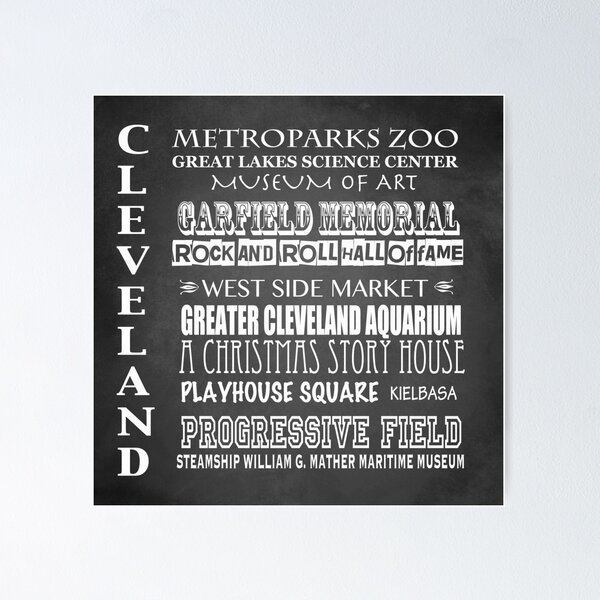 Item preview, Cleveland Ohio Famous Landmarks designed and sold by Patricia Lintner.