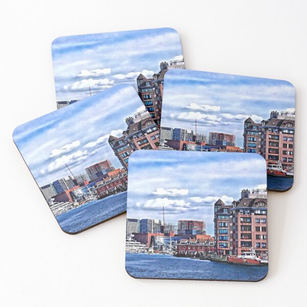 Item preview, Boston MA - Fire Boat Docked in Boston Inner Harbor designed and sold by Susan Savad.