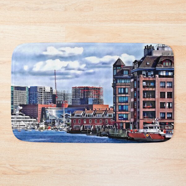 Item preview, Boston MA - Fire Boat Docked in Boston Inner Harbor designed and sold by Susan Savad.