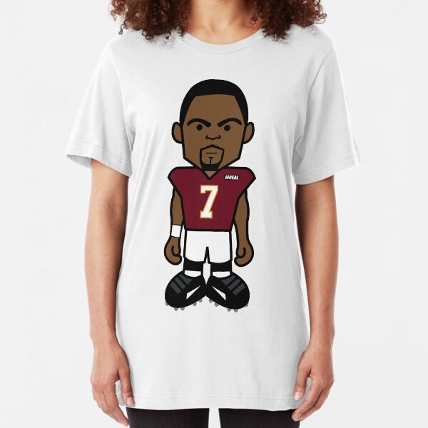 Angry Virginia VT Hokie Vick Sports Cartoon by AiReal Apparel Slim Fit T-Shirt