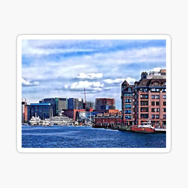 Item preview, Boston MA - Fire Boat Docked in Boston Inner Harbor designed and sold by Susan Savad.