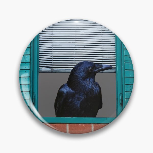 Artikelvorschau,  Blue Window brick wall Black Raven entworfen und verkauft von Move-Art.