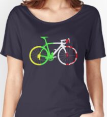 Bike Tour de France Jerseys (Vertical) (Big) Women's Relaxed Fit T-Shirt