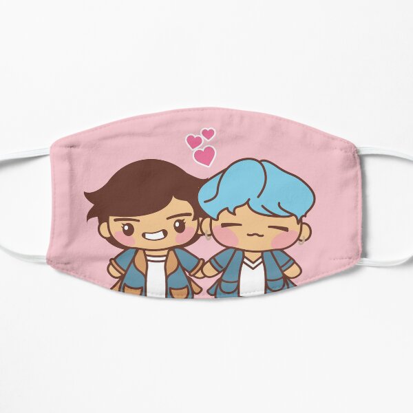 Taegi Pajama Party - BTS Taehyung and Yoongi ( SUGA ) in PJ's ~BTS Pajama Party~ Flat Mask