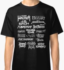 Heavy Metal-style Classical Composers Classic T-Shirt