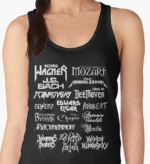Heavy Metal-style Classical Composers Women's Tank Top