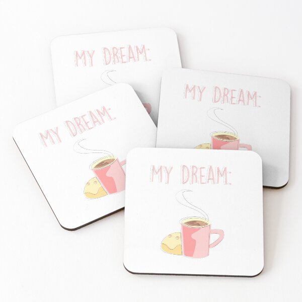 Item preview, My dream: coffe and sweet bread designed and sold by Vikymonkey.