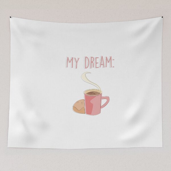 Item preview, My dream: coffe and sweet bread designed and sold by Vikymonkey.