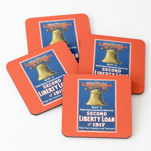 Item preview, Liberty Bell - Ring It Again - WW1 Fundraising Print - 1917 designed and sold by warishellstore.