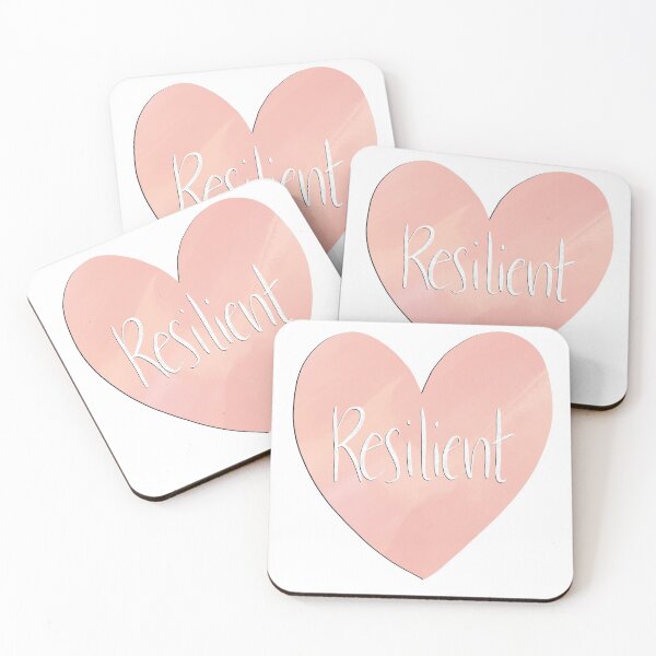 Item preview, Resilient Heart Hand Lettering Watercolor designed and sold by ChloesNook.
